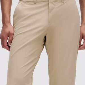 Lululemon Mens ABC Classic-Fit Trouser Warpstreme Wacky Khaki 35 x 30"
